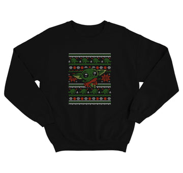 SUDADERA NAVIDAD UGLY BABY YODA
