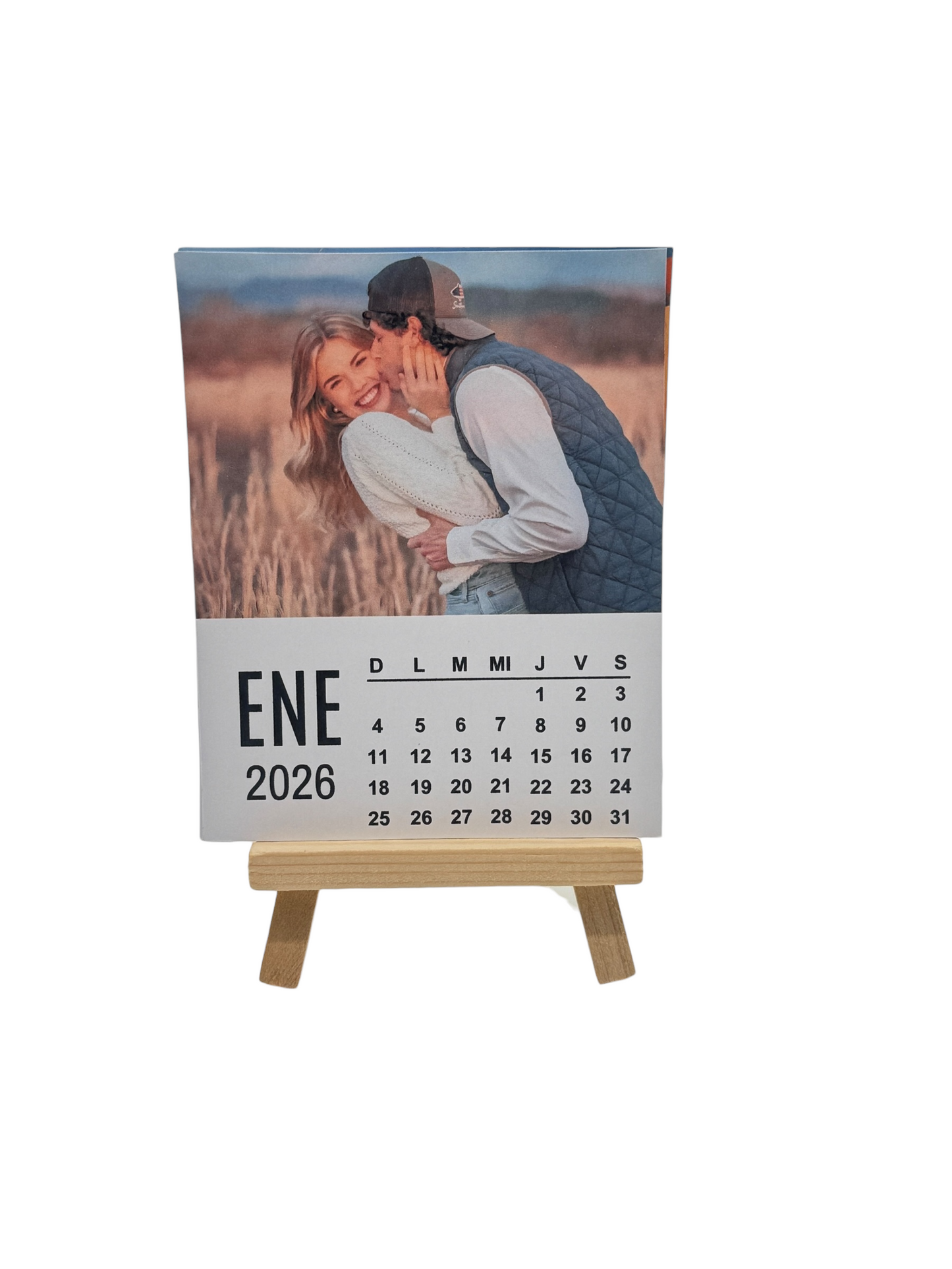 Calendario 2026 con tripie