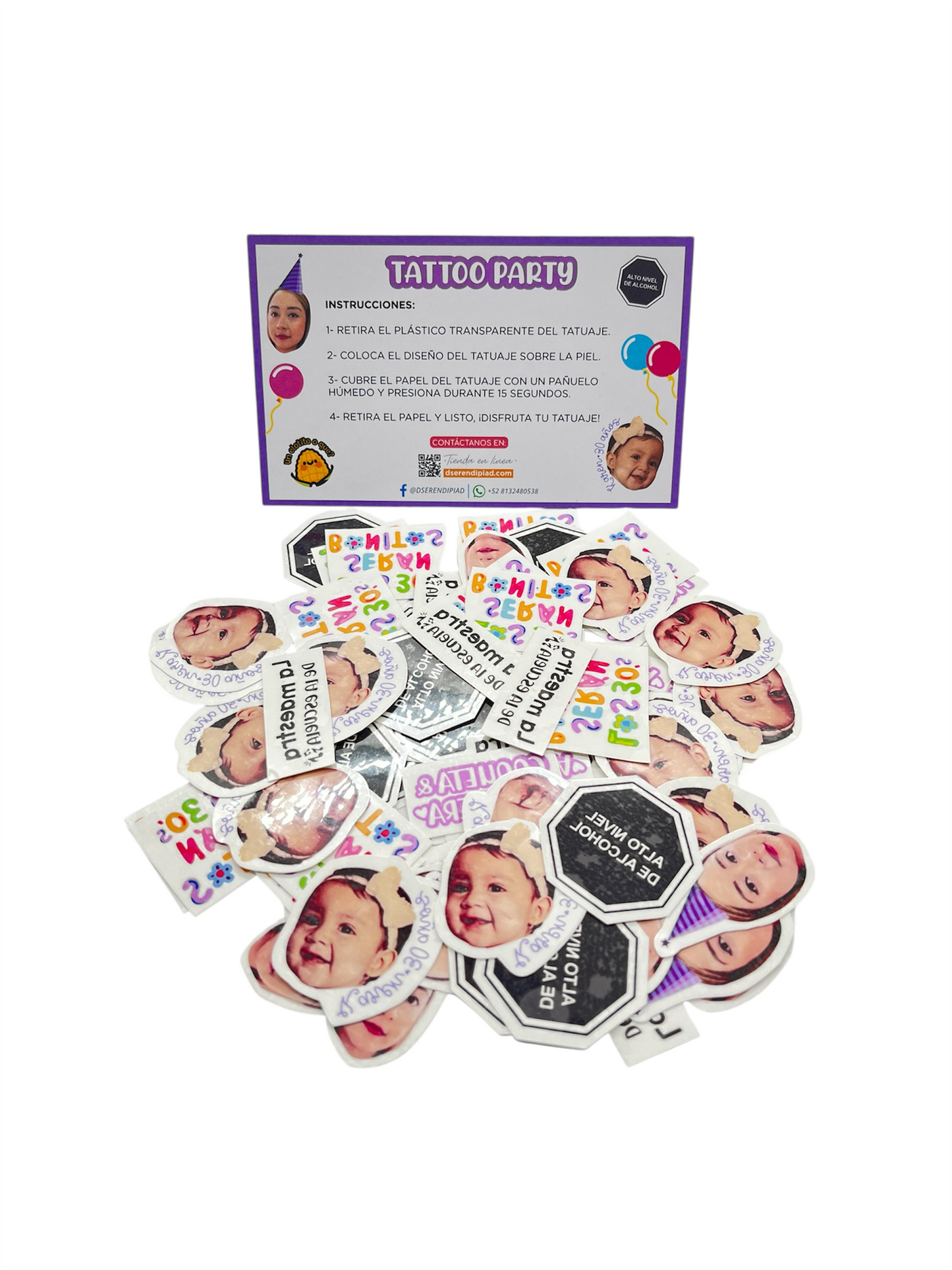 TATUAJES TEMPORALES PERSONALIZADOS